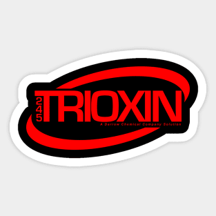 245 Trioxin Red Sticker